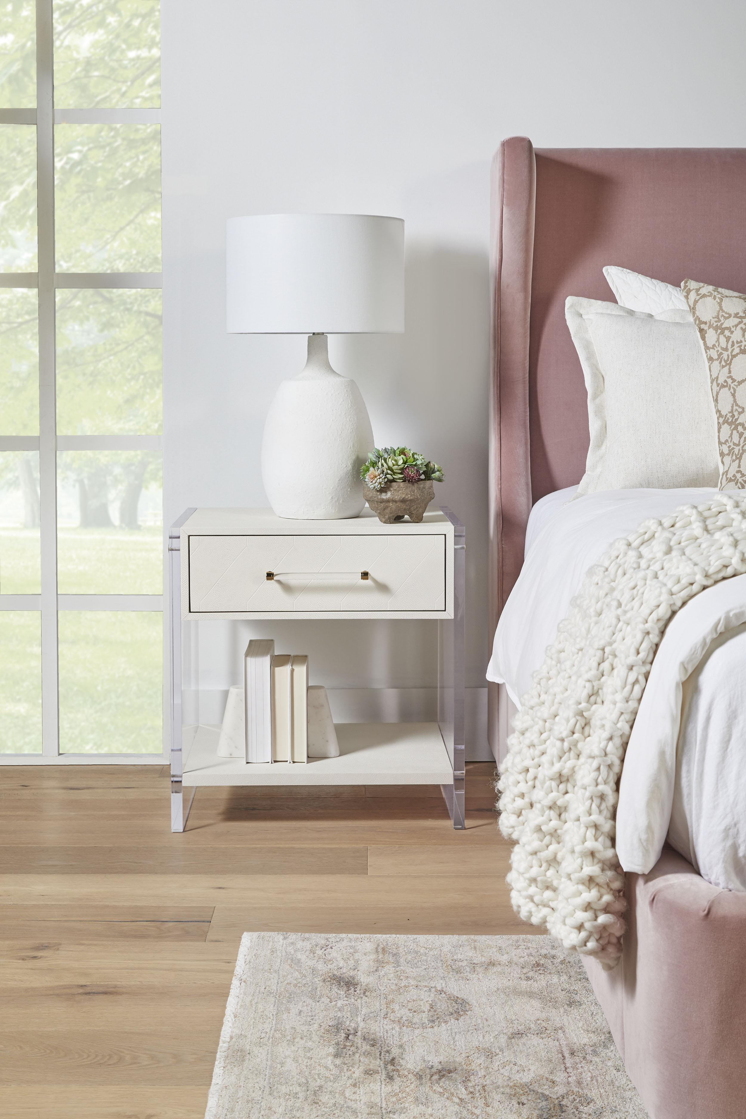 Sonia Shagreen 1-Drawer Nightstand | Essentials For Living